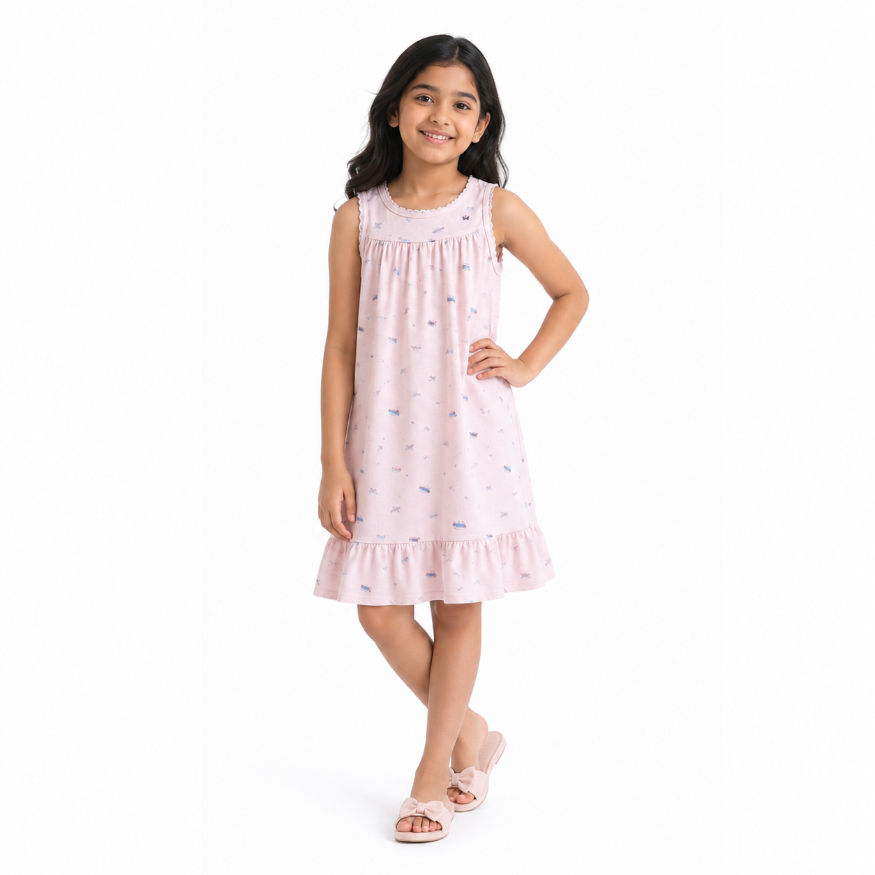 DreamRide Ruffle Hem Sleep Dress